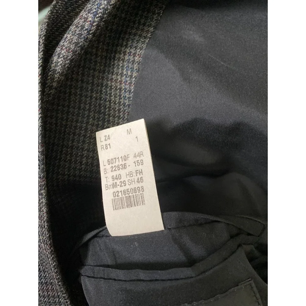 Ralph Lauren 3 Button Wool Sport Coat Jacket Blazer 44R